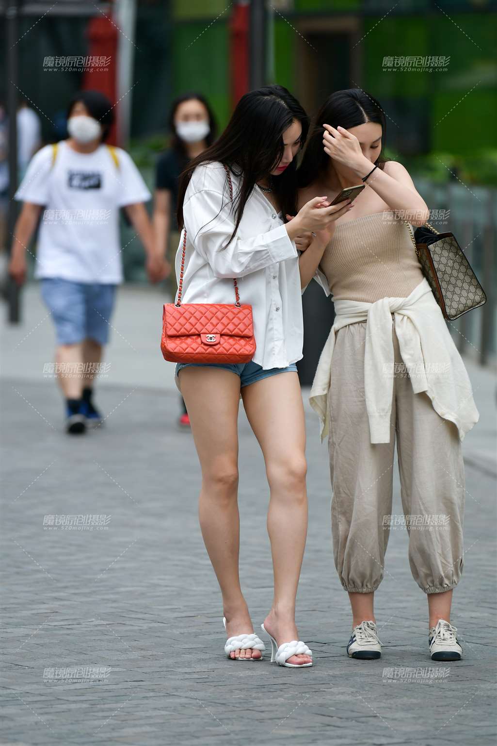 图片[1]-（合集）回味背影美女-街拍流行馆