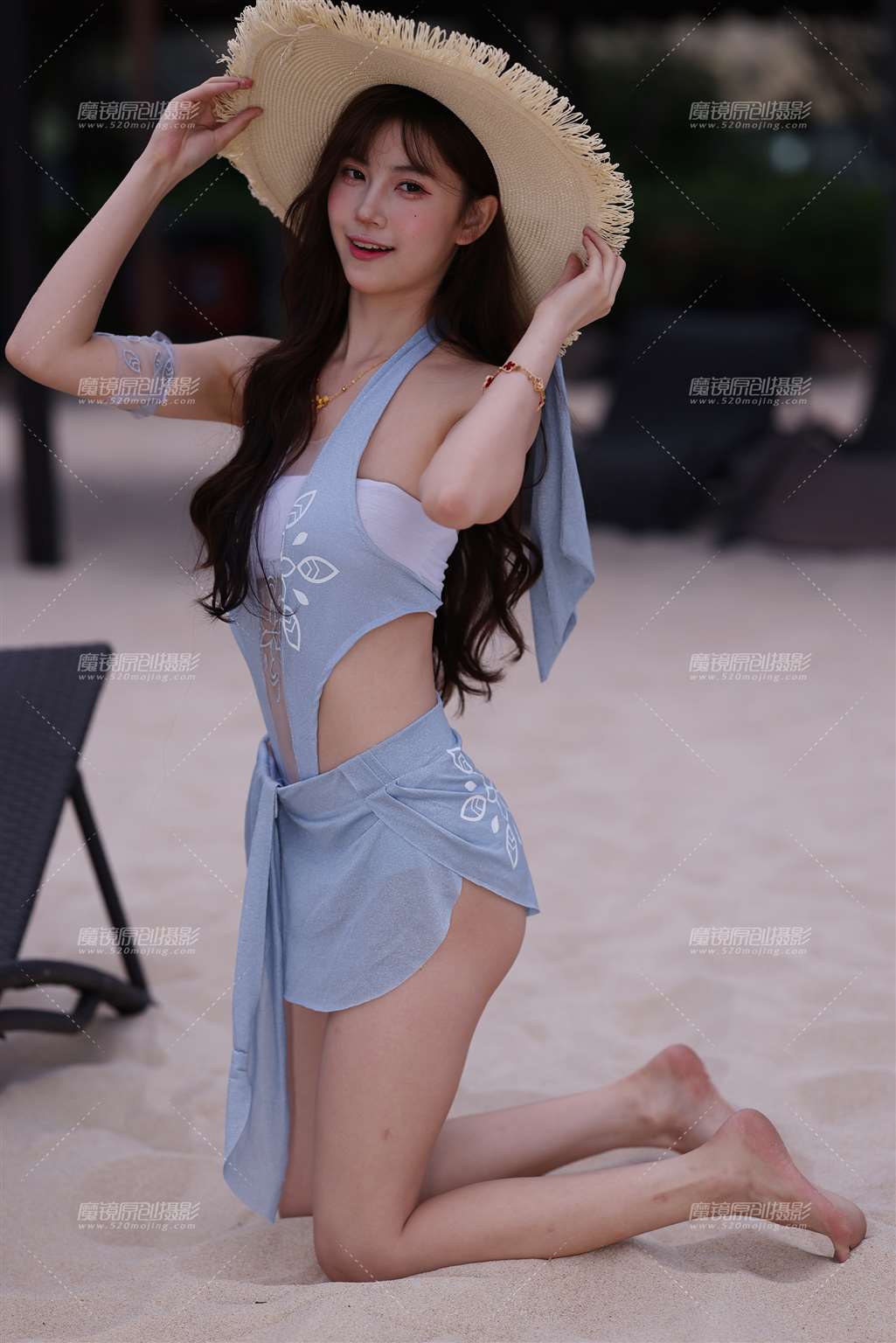 图片[5]-沙滩上的靓丽美女-街拍流行馆